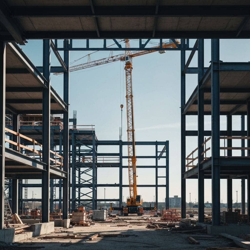 Active premium construction site executing a capital renovation project