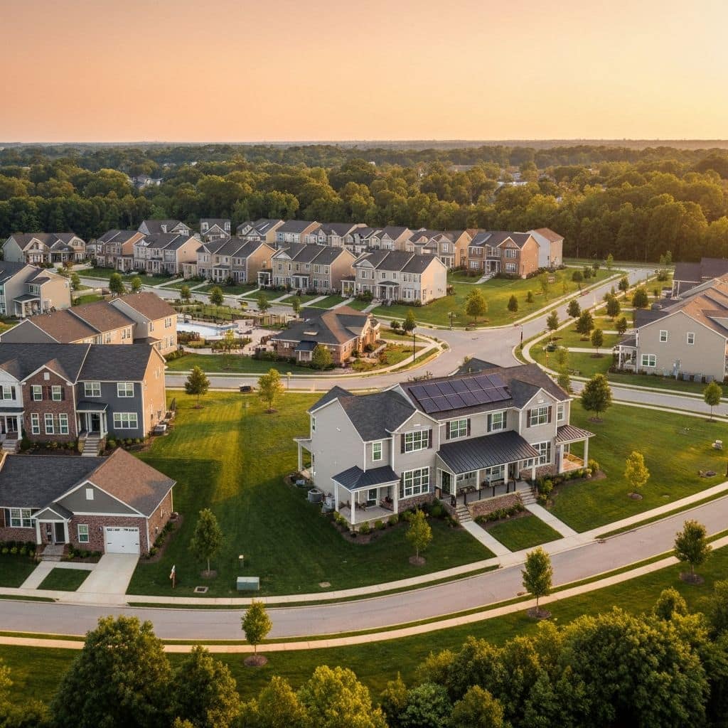 Build-to-rent single-family rental community representing BTR and SFR investment in 2026